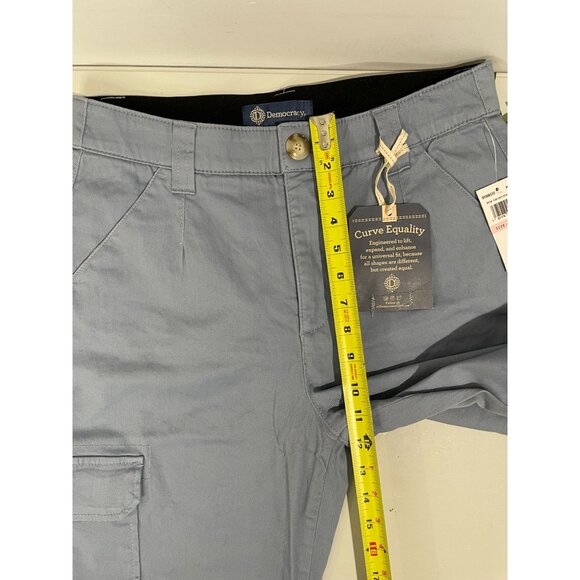 Democracy 10P Ab Solution Cargo Pants In Blue With Elastic Waistband Size 10P - Picture 11 of 14